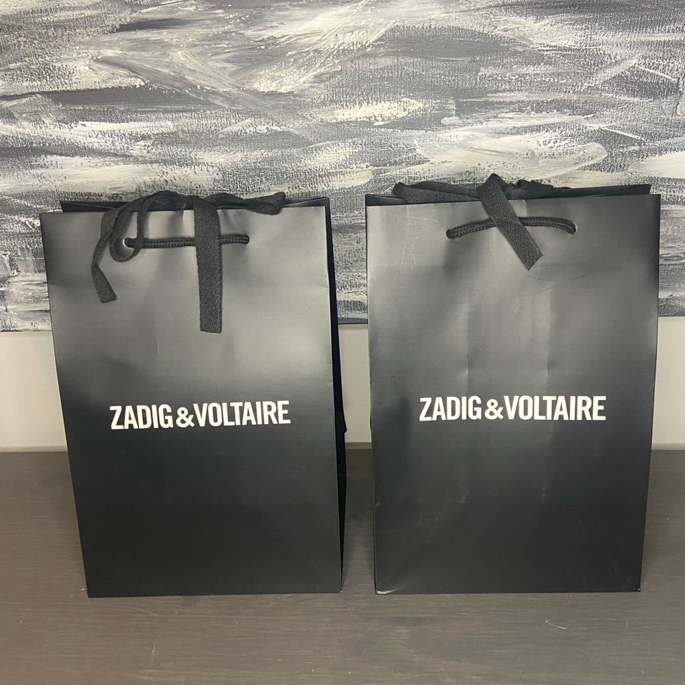 ZADIG & VOLTAIRE set of 2 shopping bags